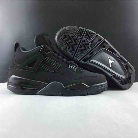 Air Jordan 4 Retro Black Cat Men Shoes